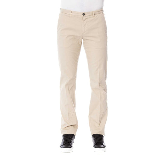 Trussardi Beige Cotton Men's Pant