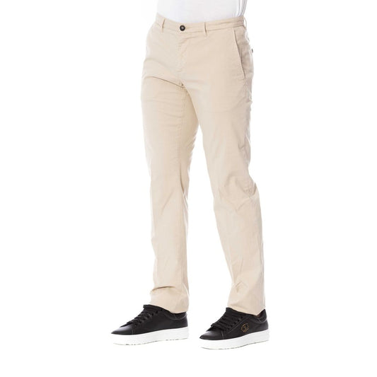 Trussardi Beige Cotton Men's Pant