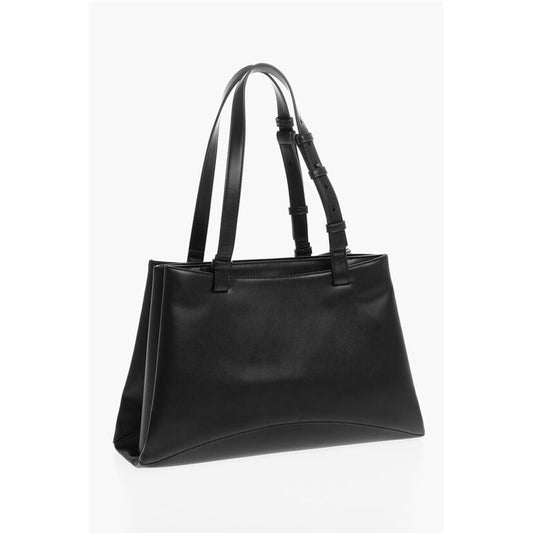 Moschino LOVE 3 Compartment Faux Leather Tote Bag